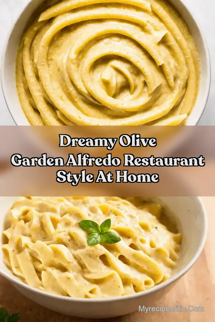 Dreamy Olive Garden Alfredo Restaurant Style At Home
