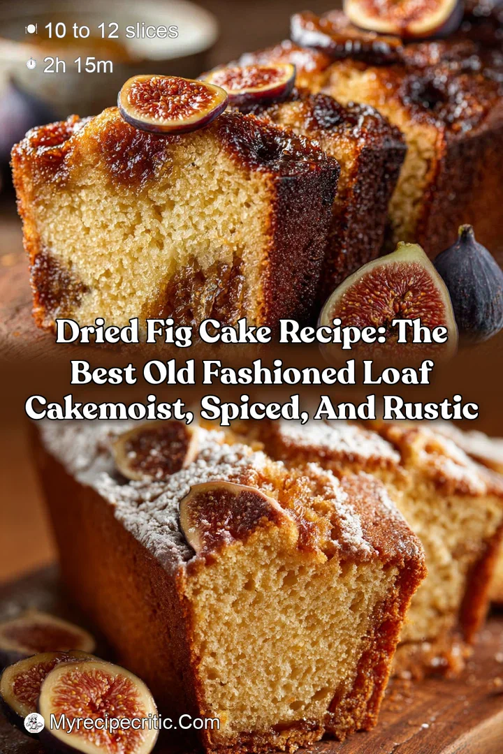 Dried Fig Cake Recipe: The Best Old Fashioned Loaf CakeMoist Spiced and Rustic
