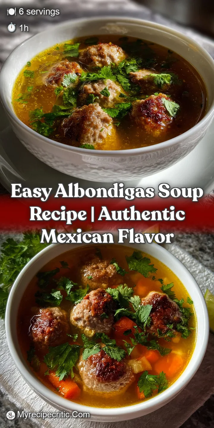 Easy Albondigas Soup Recipe | Authentic Mexican Flavor