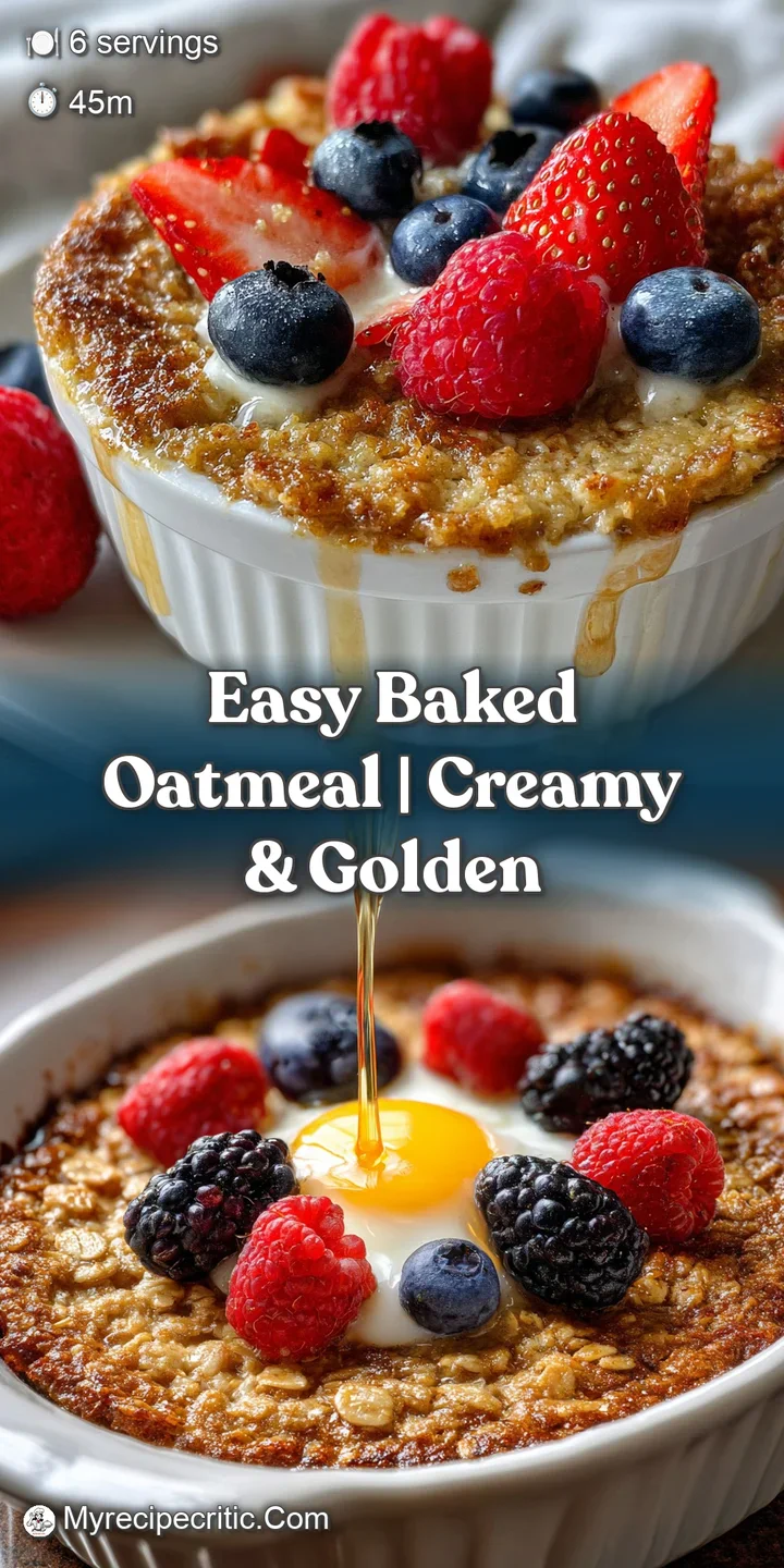 Close-up of baked oatmeal showing soft, moist interior with flecks of oats and cinnamon, a hearty and delicious breakfast.