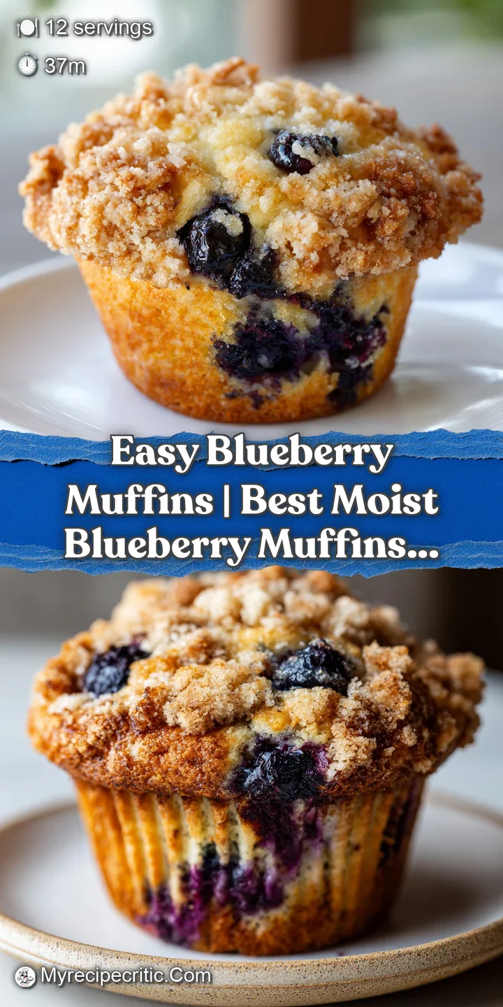Close-up of a blueberry muffin revealing plump blueberries, golden-brown crust, and soft, inviting texture.