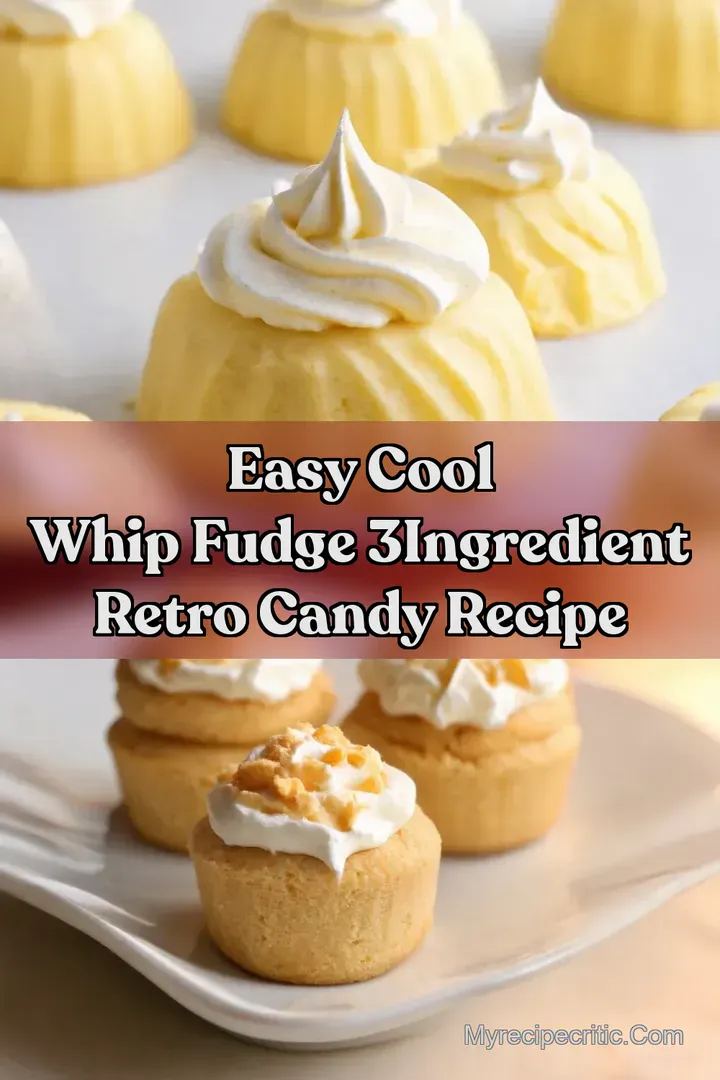 Easy Cool Whip Fudge 3Ingredient Retro Candy Recipe