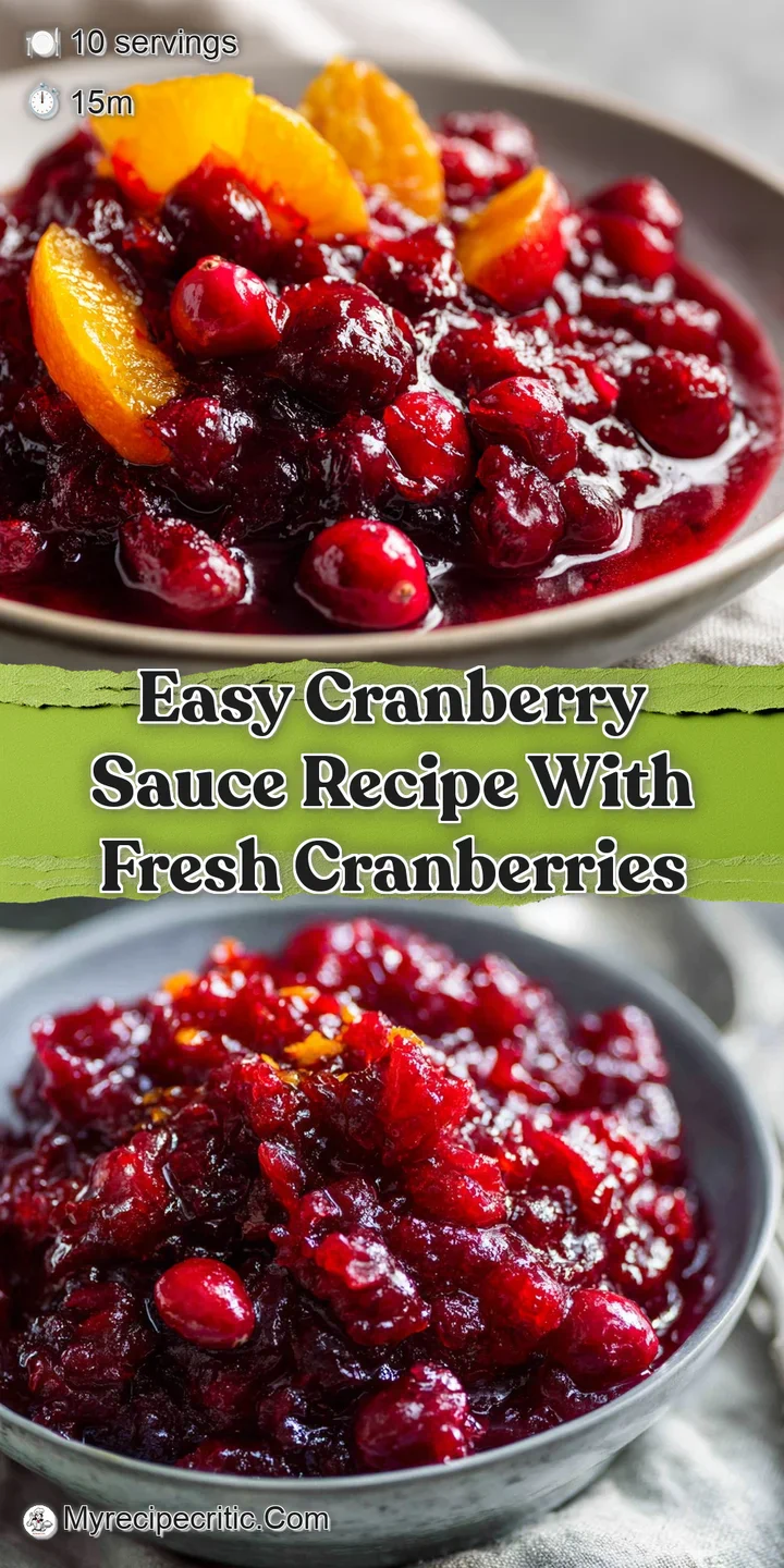 Close-up of glistening cranberry sauce. Jellied texture with visible cranberries and bright flecks of orange zest. Appeali...