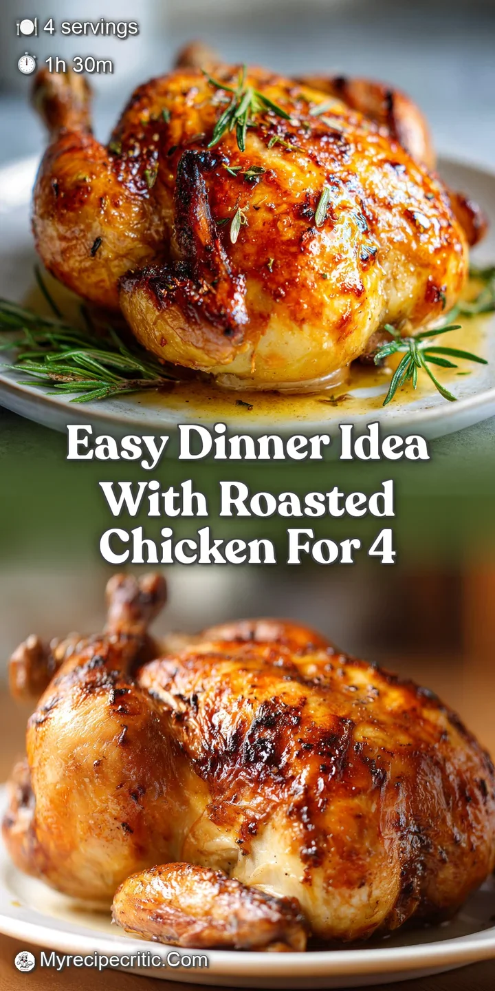 Close-up showcasing the juicy, glistening roasted chicken with crispy skin and colorful medley of tender roasted vegetables.