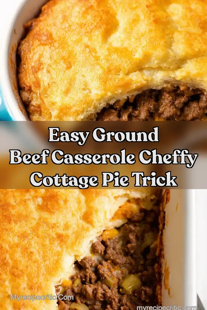 Easy Ground Beef Casserole Cheffy Cottage Pie Trick