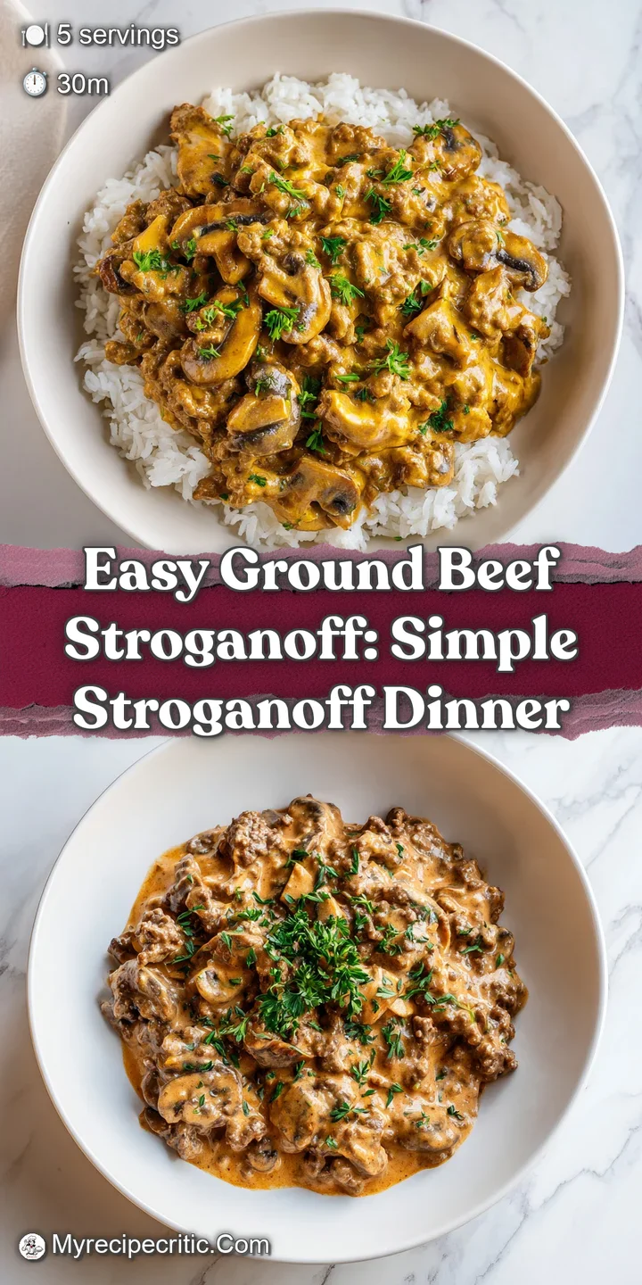 Close-up of a fork lifting creamy beef stroganoff, showcasing tender beef and glistening noodles in a rich, savory sauce.