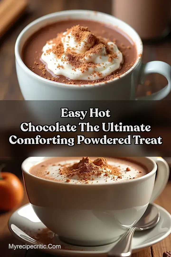 Easy Hot Chocolate The Ultimate Comforting Powdered Treat