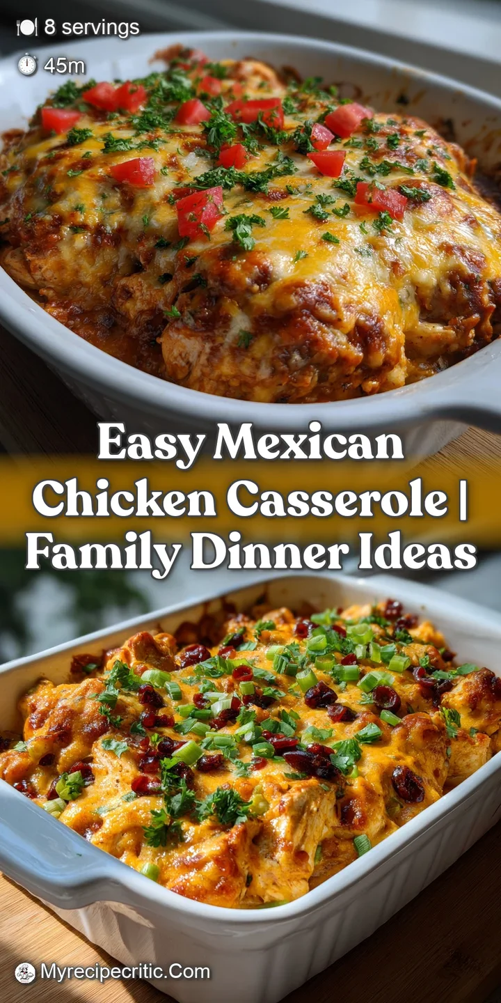 Easy Mexican Chicken Casserole | Family Dinner Ideas