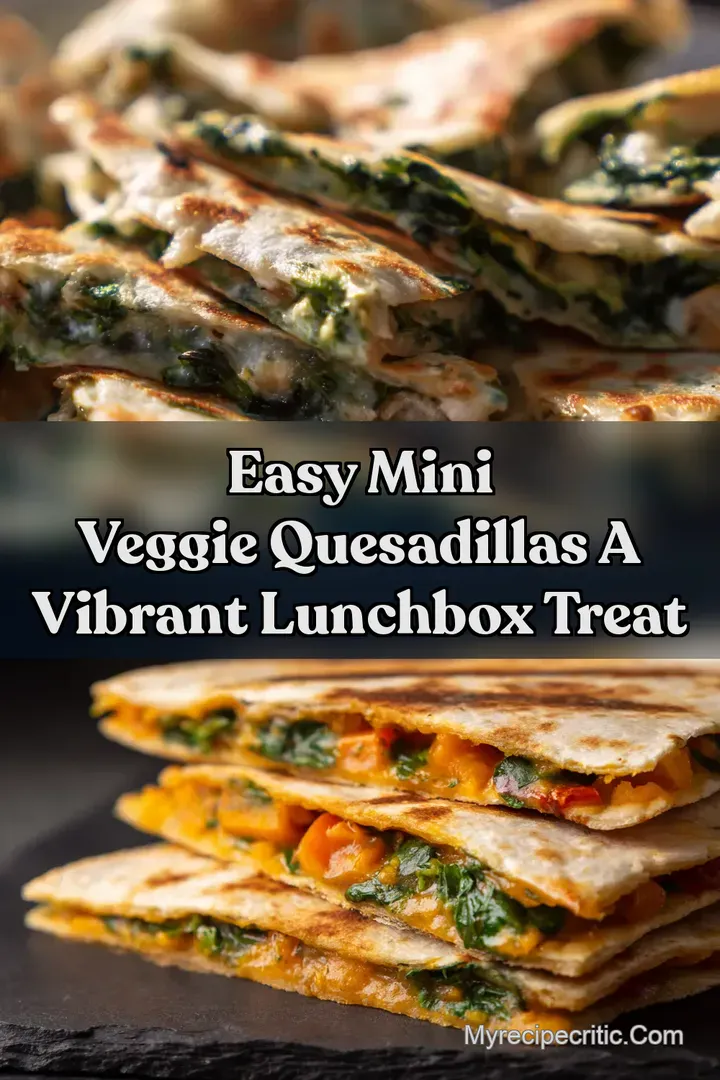Easy Mini Veggie Quesadillas A Vibrant Lunchbox Treat