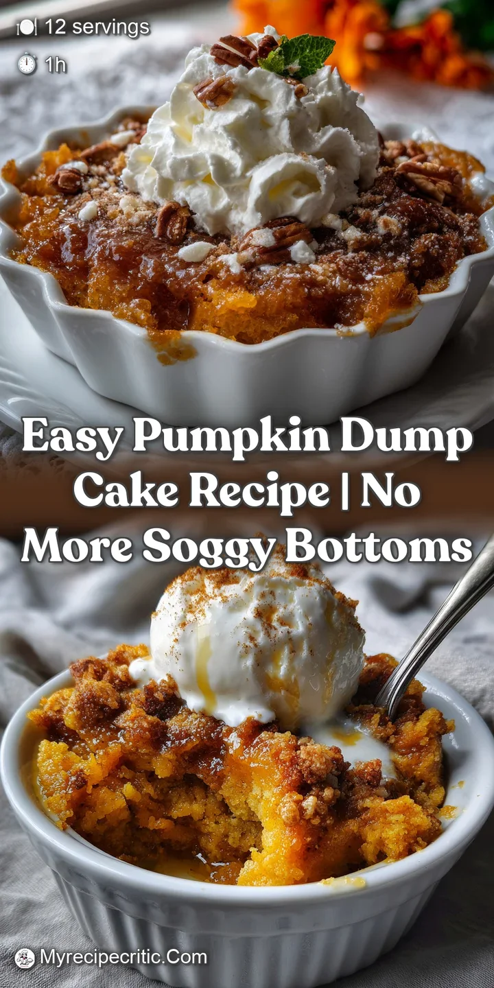 Warm, spiced pumpkin dessert with a golden, bubbly top, served in a rustic dish, promising a comforting, autumnal treat.