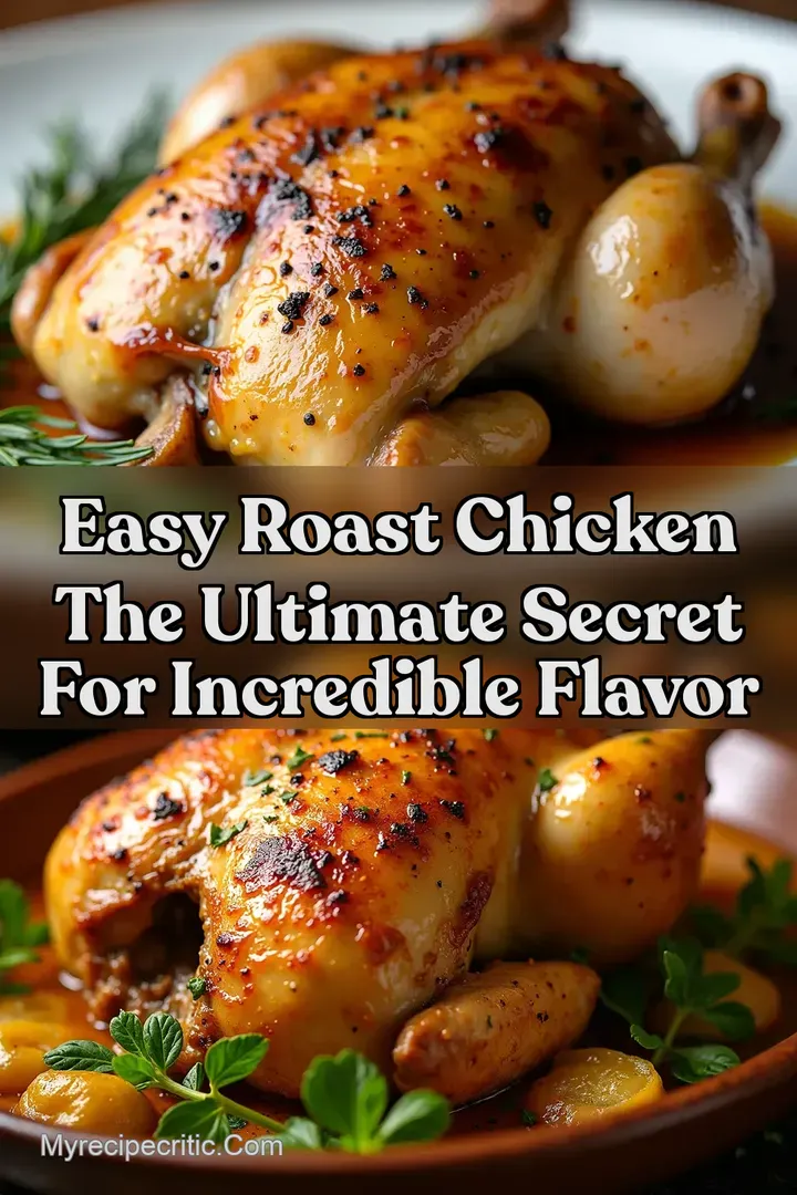 Easy Roast Chicken The Ultimate Secret For Incredible Flavor
