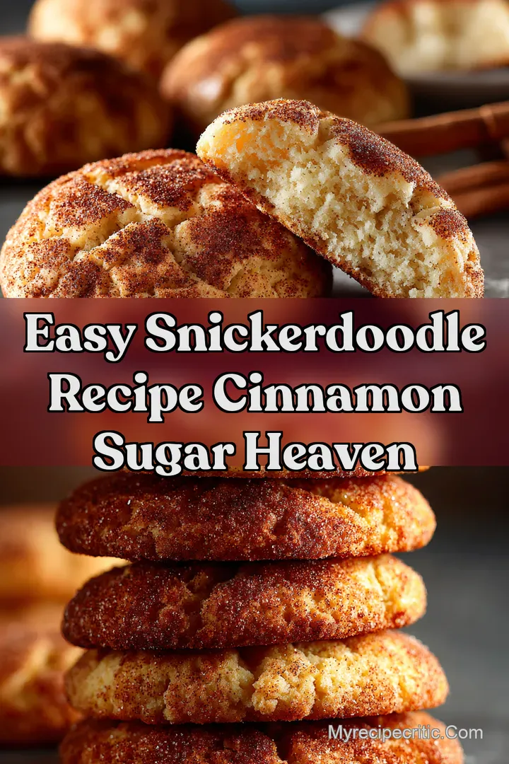 Easy Snickerdoodle Recipe Cinnamon Sugar Heaven