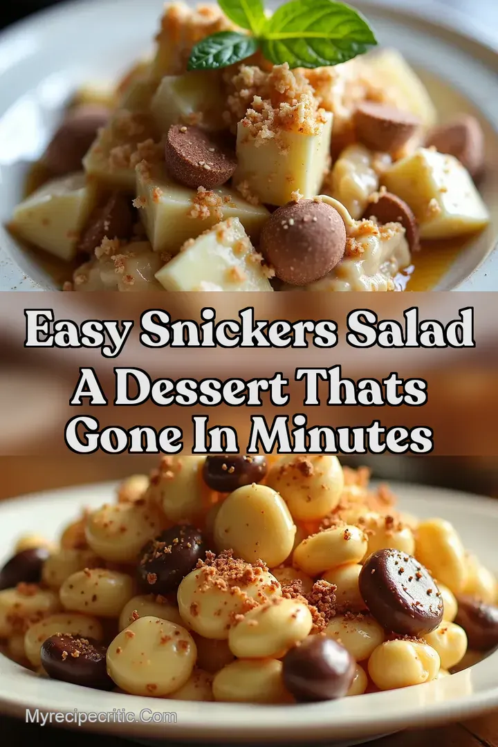 Easy Snickers Salad A Dessert Thats Gone In Minutes