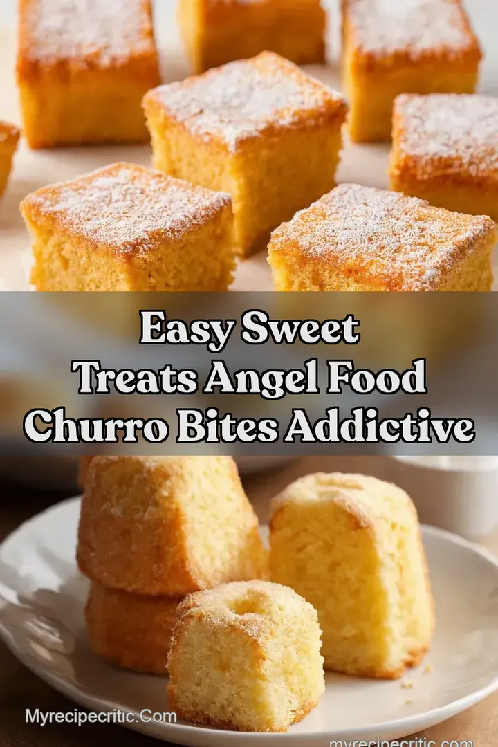 Easy Sweet Treats Angel Food Churro Bites Addictive