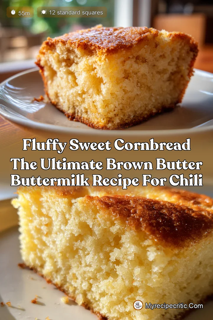 Fluffy Sweet Cornbread The Ultimate Brown Butter Buttermilk Recipe for Chili