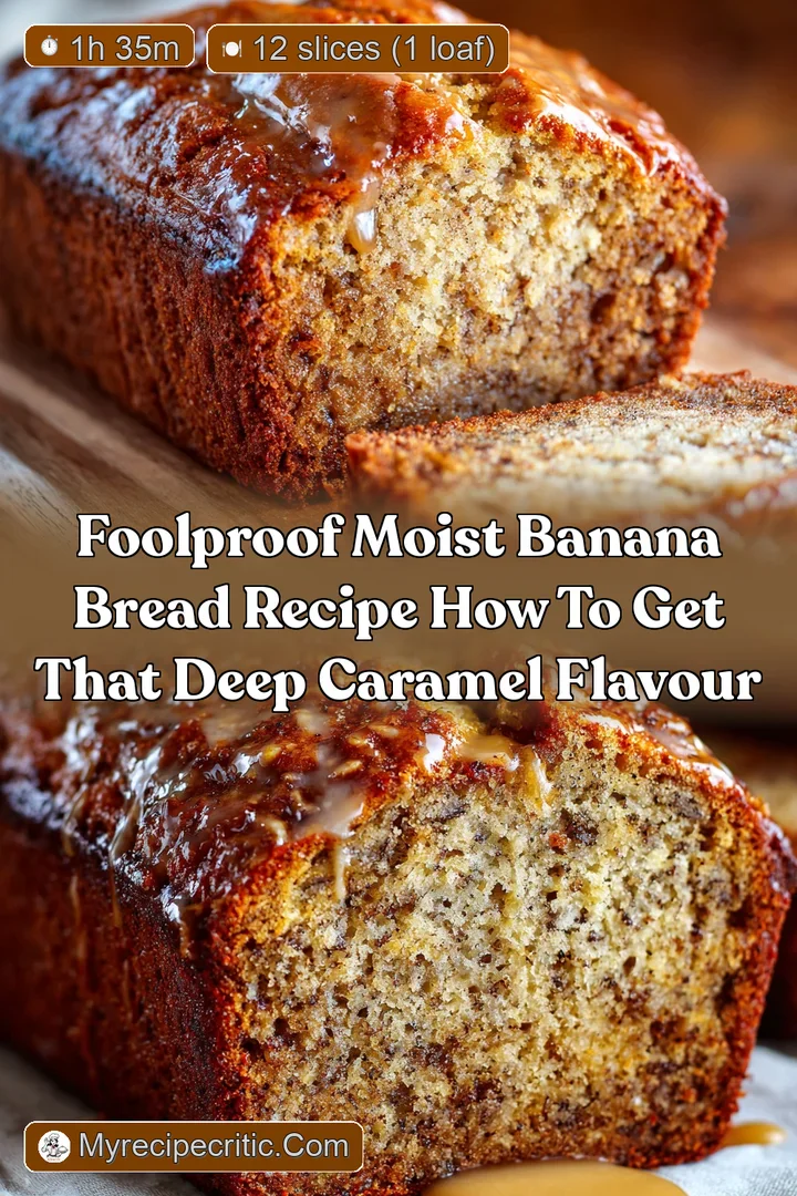 Foolproof Moist Banana Bread Recipe How to Get That Deep Caramel Flavour