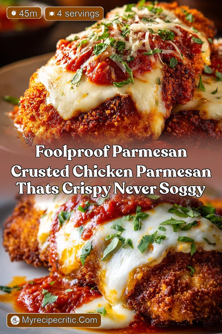 Foolproof Parmesan Crusted Chicken Parmesan Thats Crispy Never Soggy