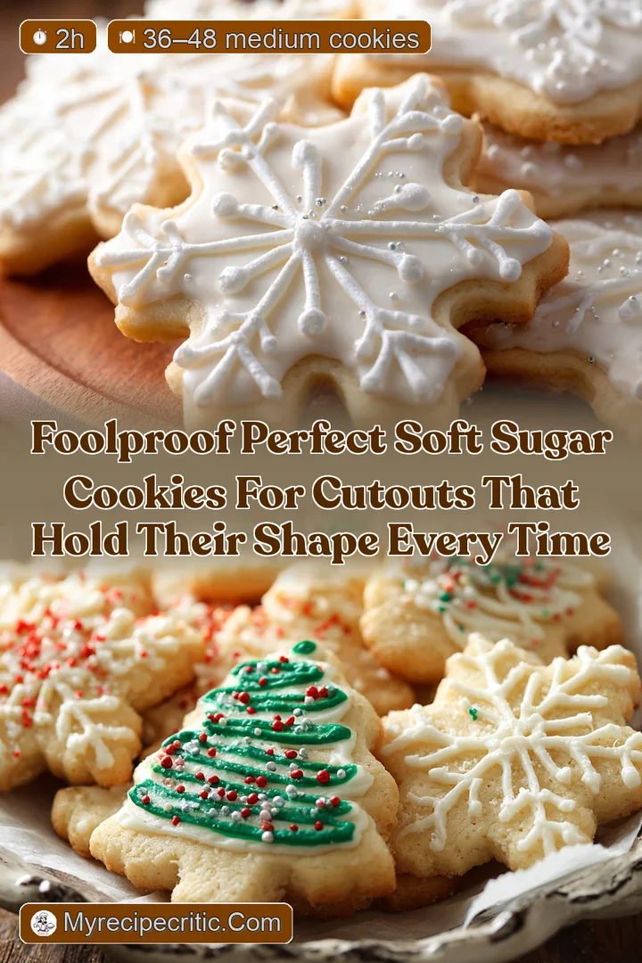 Foolproof Perfect Soft Sugar Cookies for Cutouts That Hold Their Shape Every Time