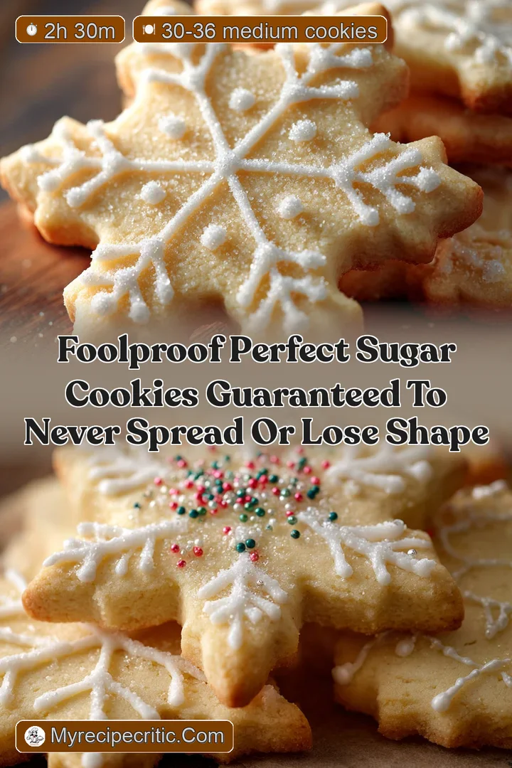 Foolproof Perfect Sugar Cookies Guaranteed to Never Spread or Lose Shape