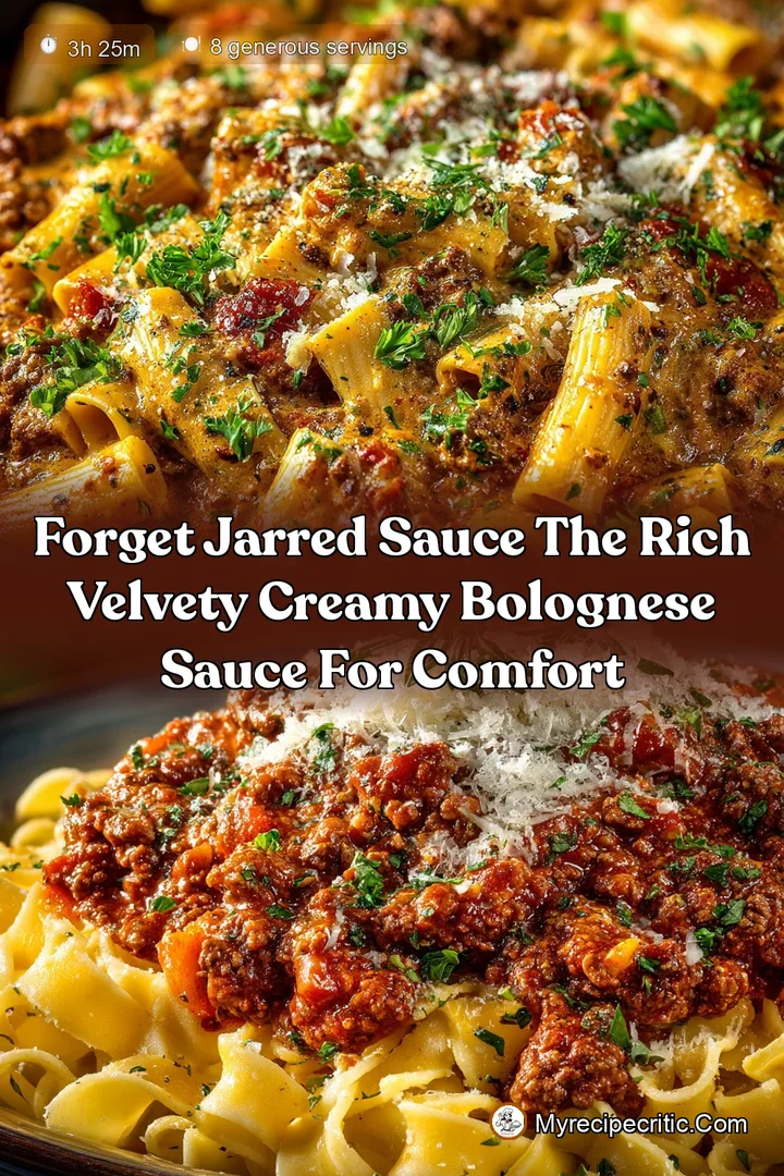 Forget Jarred Sauce The Rich Velvety Creamy Bolognese Sauce for Comfort