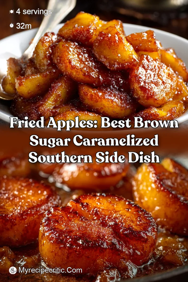 Fried Apples: Best Brown Sugar Caramelized Southern Side Dish