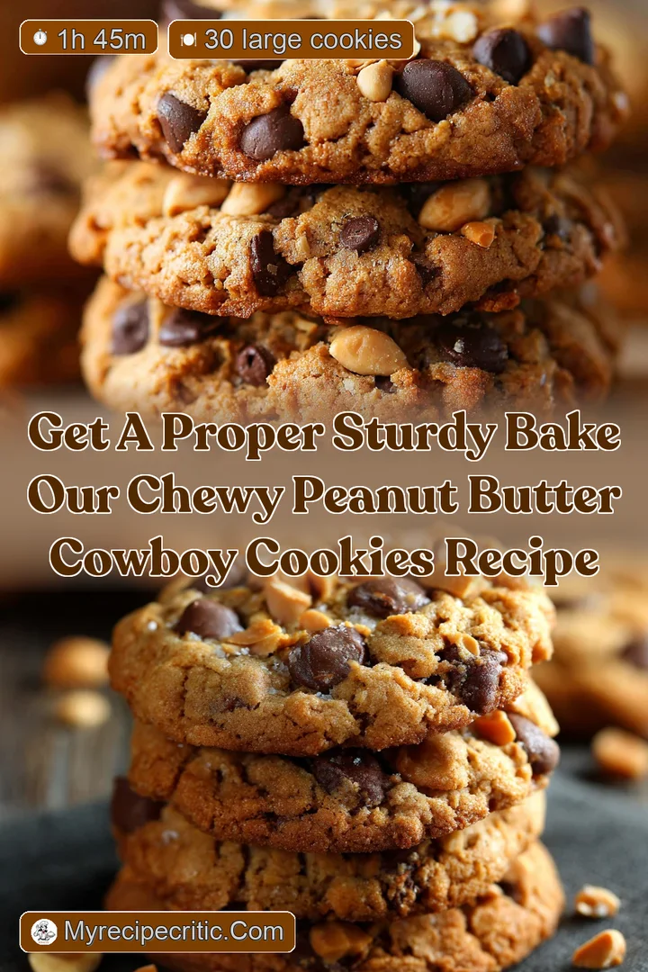 Get a Proper Sturdy Bake Our Chewy Peanut Butter Cowboy Cookies Recipe