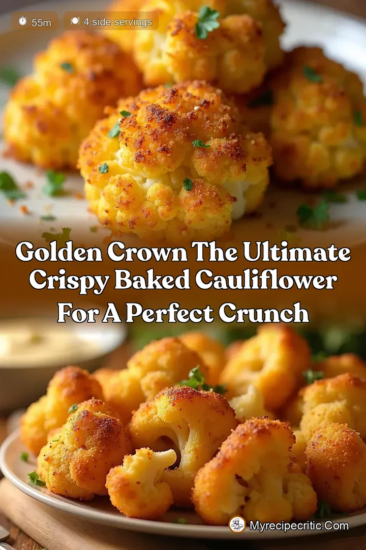 Golden Crown The Ultimate Crispy Baked Cauliflower for a Perfect Crunch