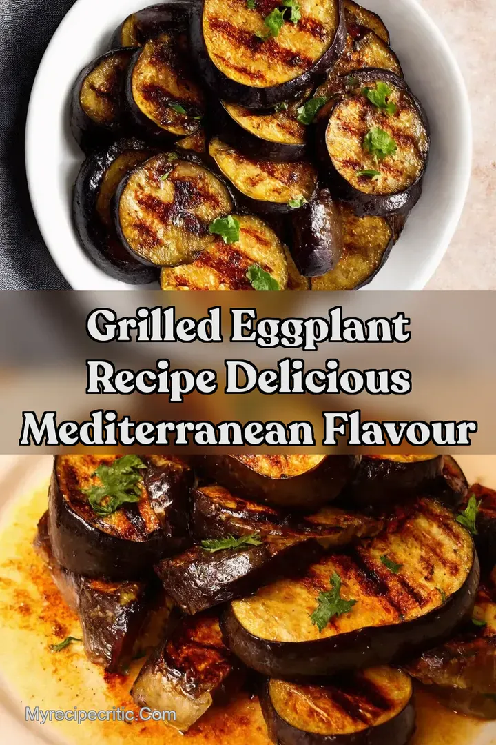Grilled Eggplant Recipe Delicious Mediterranean Flavour