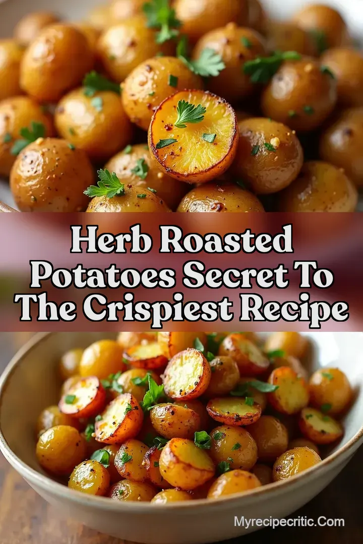 Herb Roasted Potatoes Secret to the Crispiest Recipe