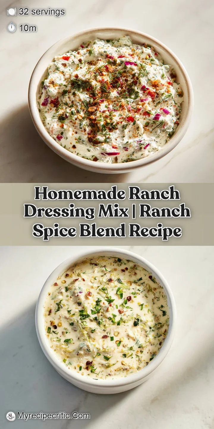 Green flecks of herbs speckled across a creamy white dressing with visible dill and chives.
