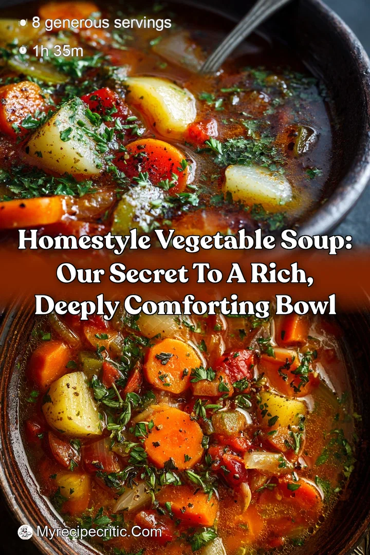 Homestyle Vegetable Soup: Our Secret to a Rich Deeply Comforting Bowl