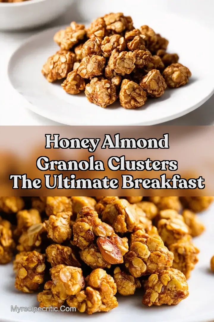 Honey Almond Granola Clusters The Ultimate Breakfast