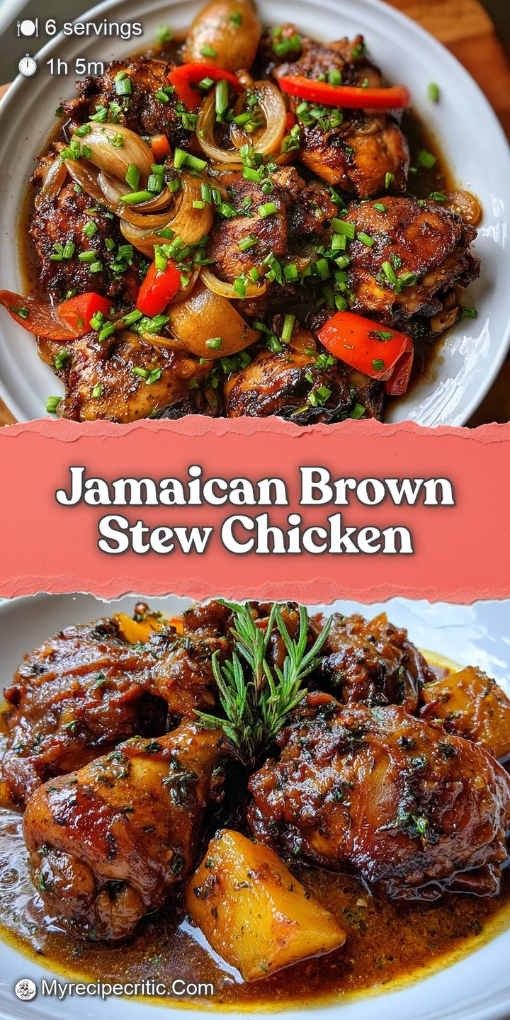 Close-up captures the savory, glossy sauce clinging to tender chicken pieces, with hints of scotch bonnet pepper.