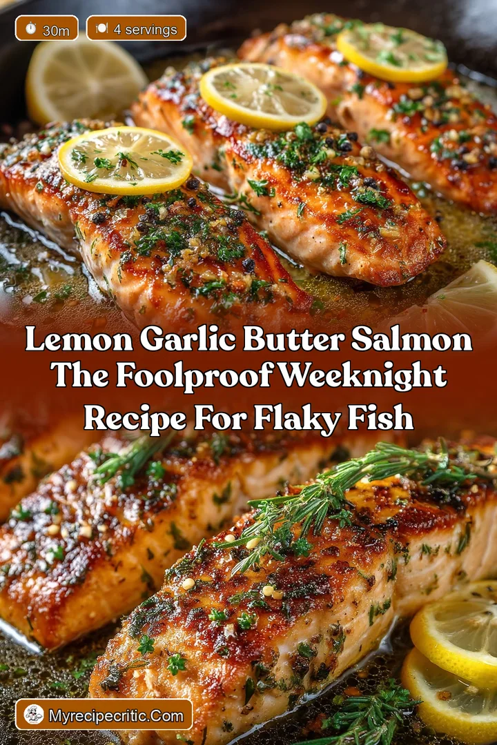 Lemon Garlic Butter Salmon The Foolproof Weeknight Recipe for Flaky Fish