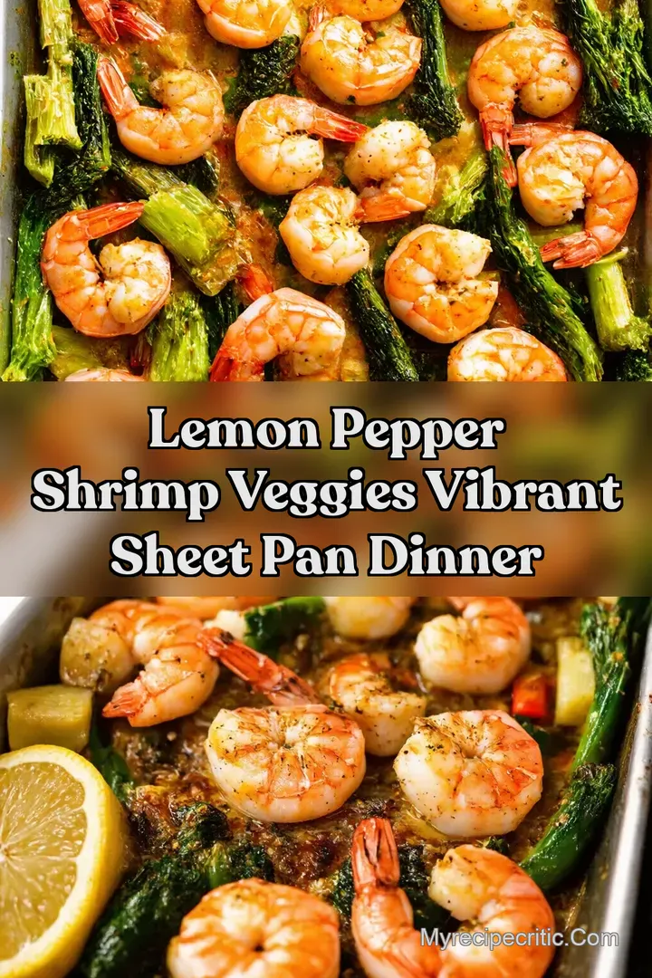 Lemon Pepper Shrimp Veggies Vibrant Sheet Pan Dinner