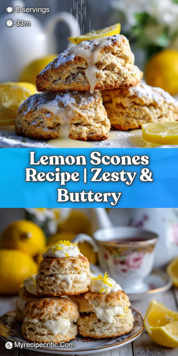 Close-up of a lemon scone, glistening with sweet glaze. Crumbs and zest suggest a light and airy, flavorful treat.