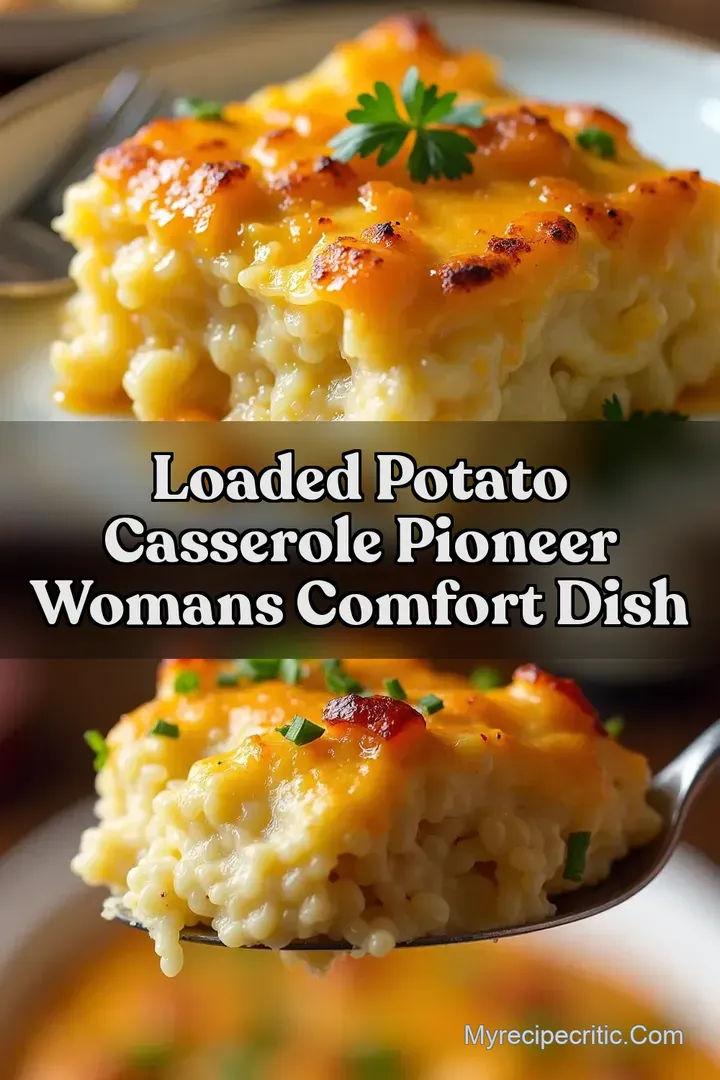 Loaded Potato Casserole Pioneer Womans Comfort Dish