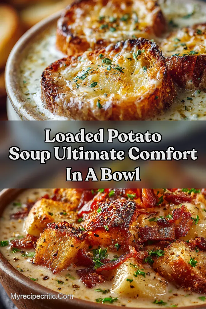 Loaded Potato Soup Ultimate Comfort In A Bowl