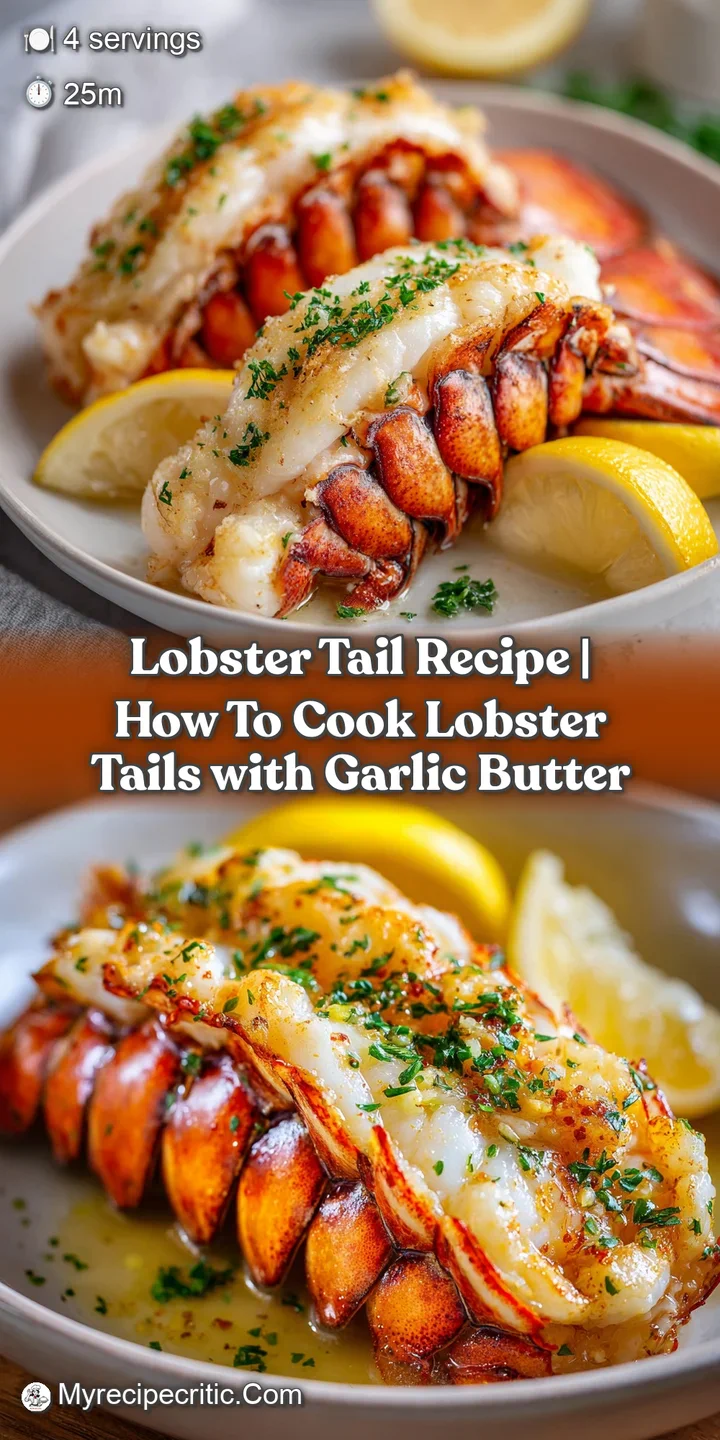 Close-up of a split lobster tail, revealing its plump, white flesh and a golden-brown, slightly charred top.