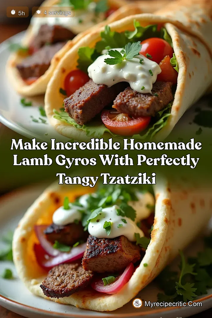 Make Incredible Homemade Lamb Gyros with Perfectly Tangy Tzatziki