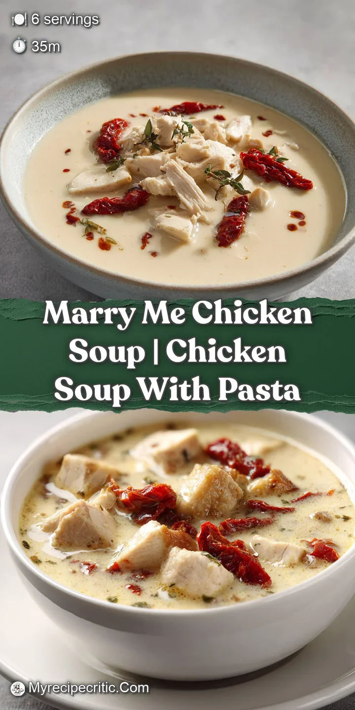 Close-up of tender golden chicken and bright red sun-dried tomatoes swimming in a rich, velvety cream sauce.