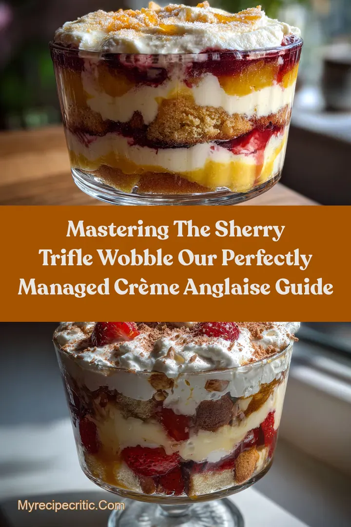 Mastering the Sherry Trifle Wobble Our Perfectly Managed Crème Anglaise Guide
