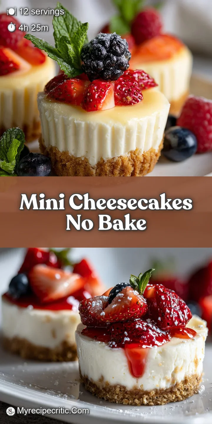 Close-up of a no-bake mini cheesecake revealing a velvety smooth texture, its creamy filling swirled gently, hinting at co...