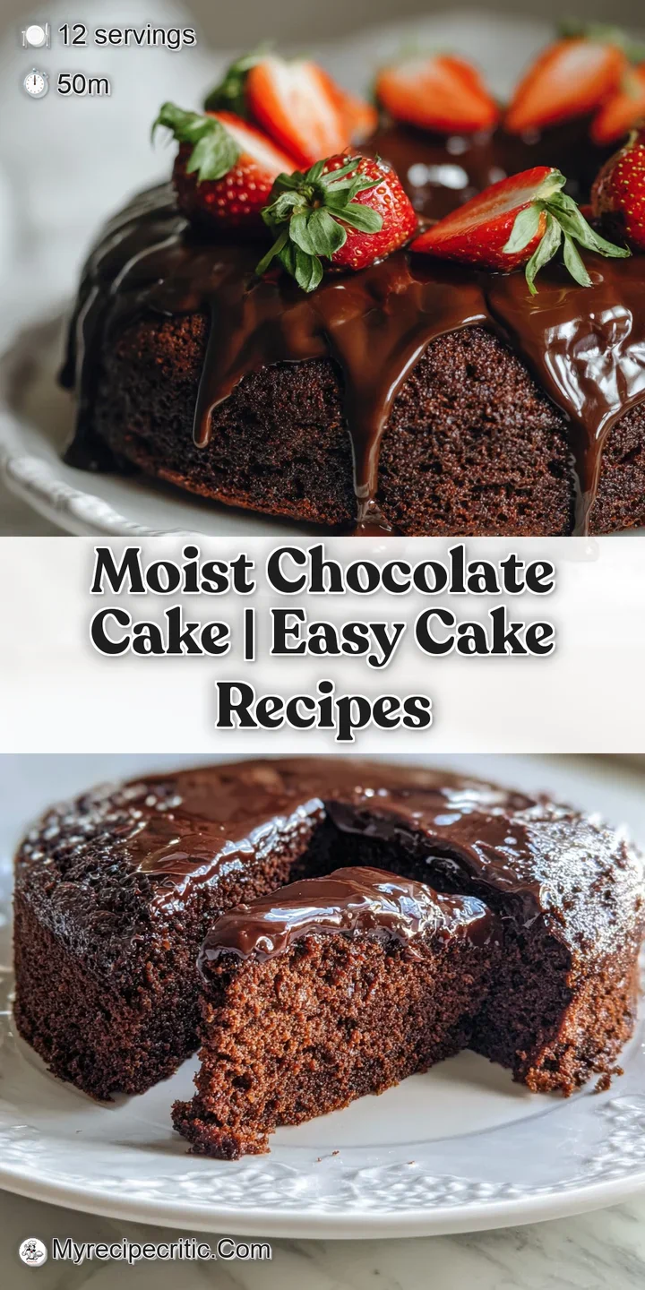 Close-up of a moist, dark chocolate cake, showcasing its soft, spongy texture and glossy ganache. A tempting, decadent treat.