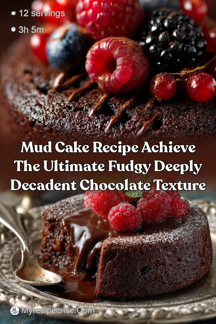 Mud cake recipe Achieve the ultimate fudgy deeply decadent chocolate texture