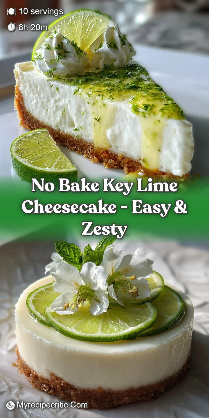 Close-up of key lime cheesecake reveals a smooth, velvety texture. Graham cracker crust adds a delightful, crumbly contrast.