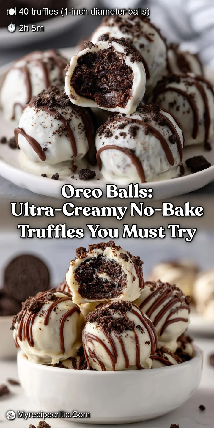 Oreo Balls: Ultra-Creamy No-Bake Truffles You Must Try