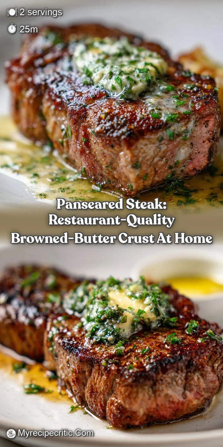 PanSeared Steak: Restaurant-Quality Browned-Butter Crust at Home