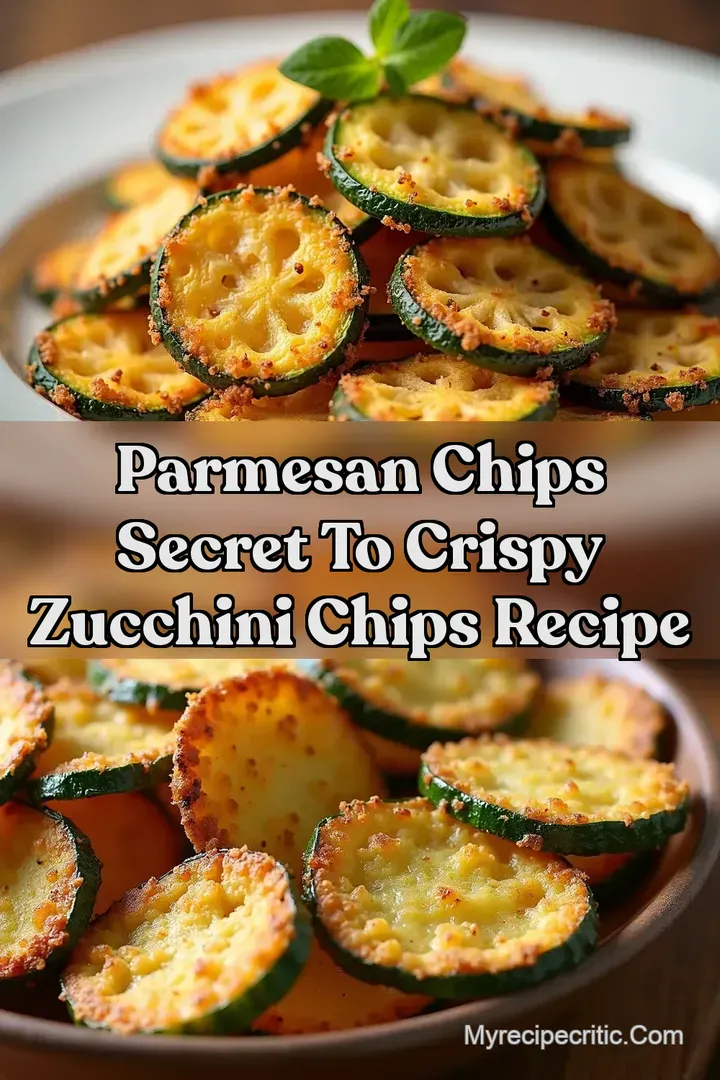 Parmesan Chips Secret to Crispy Zucchini Chips Recipe