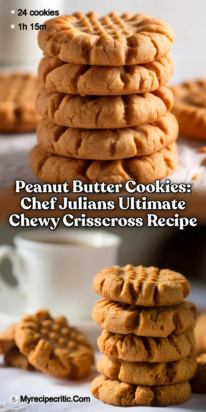 Peanut Butter Cookies: Chef Julians Ultimate Chewy Crisscross Recipe
